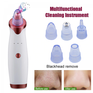 3 Electric Acne Remover Point Noir Blackhead Vacuum Extractor Tool Black Spots Pore Cleaner Skin Care Facial